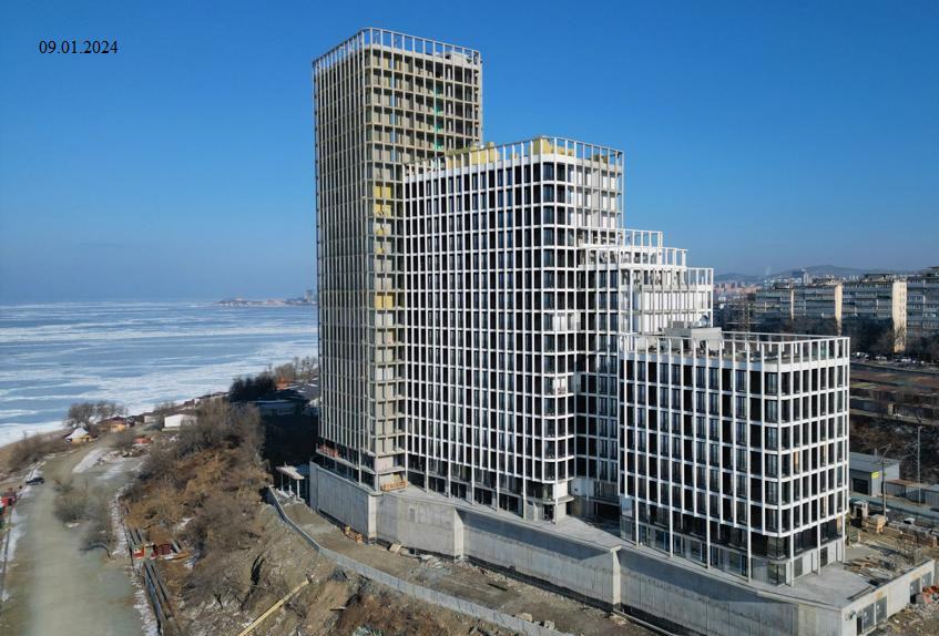 Жилой комплекс Море (More), Январь, 2024